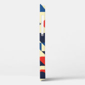 Geometrische middeleeuwse moderne naadloze patrone Case-Mate iPhone case (Achterkant / Links)