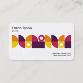 Geometrische middenband v2 visitekaartje (Achterkant)