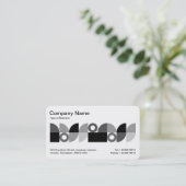 Geometrische middenband v3 visitekaartje (Staand voorkant)