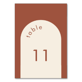 Geometrische minimale terracottasverbinding kaart