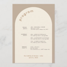 Geometrische minimale zand-boog-wedloop tijdlijn programmakaart