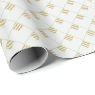 Geometrische minimalisme strepen cadeaupapier