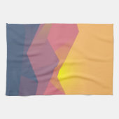 Geometrische minimalistisch ritsgebergte theedoek (Horizontaal)