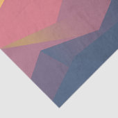 Geometrische minimalistisch ritsgebergte tissuepapier (Detail)