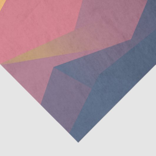 Geometrische minimalistisch ritsgebergte tissuepapier (Detail)