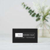 Geometrische minimalistische, eenvoudige moderne u visitekaartje