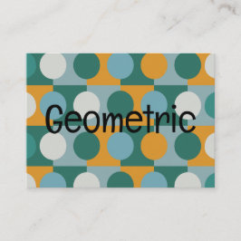 Geometrische minimalistische hedendaagse geometris visitekaartje