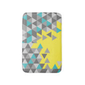 Geometrische minimalistische patroonKLEUR VAN HET  Badmat (Voorkant Verticaal)