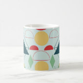 Geometrische mint van de middeleeuwse modder koffiemok (Center)