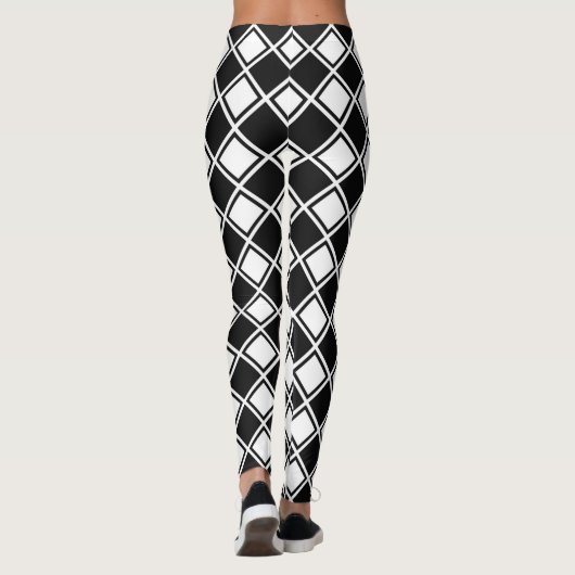 geometrische mode leggings (Achterkant)