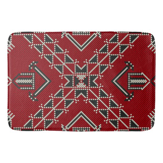 Geometrische mode schattig-trendy classic badmat (Voorkant)
