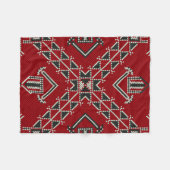 Geometrische  mode schattig-trendy classic fleece deken (Voorkant (Horizontaal))