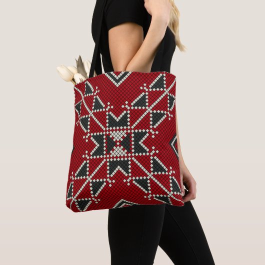 Geometrische  mode schattig-trendy classic tote bag (Dichtbij)