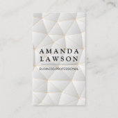 Geometrische moderne achtergrond visitekaartje (Voorkant)