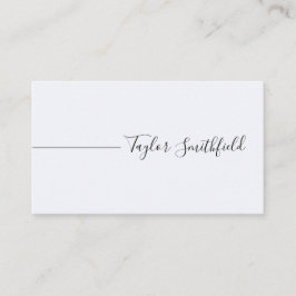 Geometrische moderne eenvoudige visitekaartje