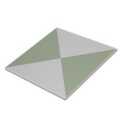 Geometrische moderne grafische stapel tegeltje (Zijkant)