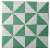 Geometrische moderne grafische stapel tegeltje (Voorkant)