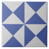 Geometrische moderne grafische stapel tegeltje (Voorkant)