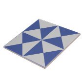 Geometrische moderne grafische stapel tegeltje (Zijkant)