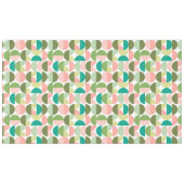 Geometrische moderne, groene en perzikalige tablet tafelkleed (Voorkant (Horizontaal))