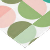 Geometrische moderne, groene en perzikalige tablet tafelkleed (Gekanteld)