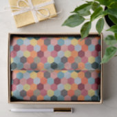 Geometrische moderne hexagon patroonpapier tissuepapier (Geschenk)
