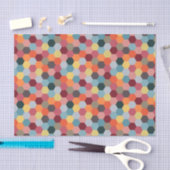 Geometrische moderne hexagon patroonpapier tissuepapier (Craft)