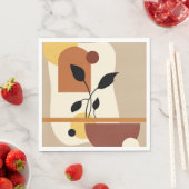 Geometrische moderne kunst servet (Insitu)