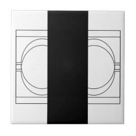 Geometrische Moderne Minimalistische Elegante Zake Tegeltje