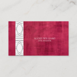 Geometrische moderne minimalistische legant profes visitekaartje