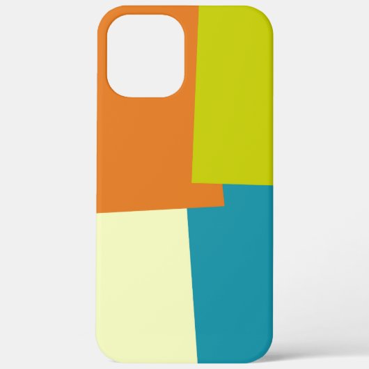 Geometrische moderne retrokleuren Case-Mate iPhone case (Achterkant)