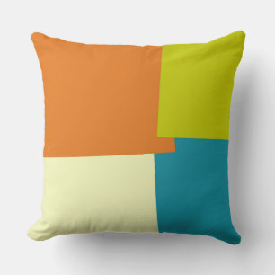 Geometrische moderne retrokleuren kussen