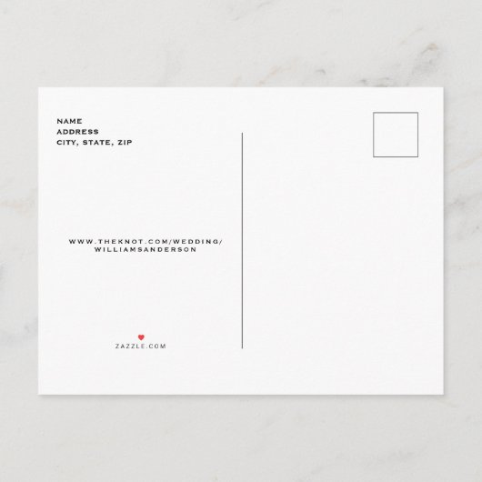 Geometrische moderne zwart-wit opslaan datum aankondigingskaart (Achterkant)