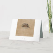  geometrische Moederdag met hart Feestdagen Kaart (Achterkant)