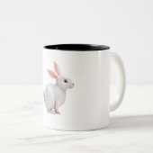 Geometrische mok van konijnen (Voorkant rechts)