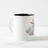 Geometrische mok van konijnen (Voorkant links)