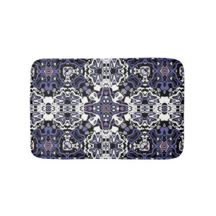 Geometrische moroccan kaliedoscoop met sierstijl badmat