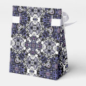 Geometrische moroccan kaliedoscoop met sierstijl bedankdoosjes (Achterkant)