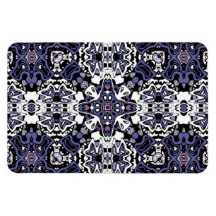 Geometrische moroccan kaliedoscoop met sierstijl magneet