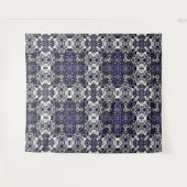 Geometrische moroccan kaliedoscoop met sierstijl wandkleed (Voorkant (horizontaal))