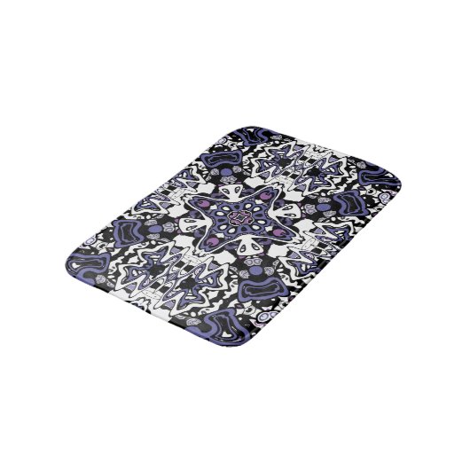 Geometrische moroccan kaliedoscoop voor sierdoelei badmat (Gekanteld)