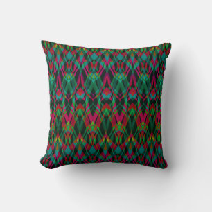 Geometrische moroccan kaliedoscoop voor sierdoelei kussen