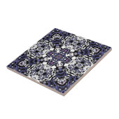 Geometrische moroccan kaliedoscoop voor sierdoelei tegeltje (Zijkant)