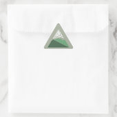 Geometrische Mountain Art Sticker (Tas)