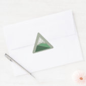 Geometrische Mountain Art Sticker (Envelop)
