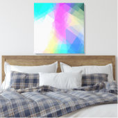 Geometrische mozaïek Abstract Canvas Afdruk (Insitu (Slaapkamer))