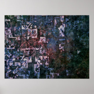 Geometrische Mozaïek Abstracte Poster