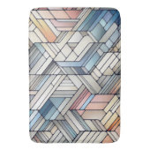 Geometrische mozaïek badmat (Voorkant Verticaal)