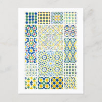 Geometrische Mozaïek Design uit Alhambra in Spanje