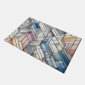 Geometrische mozaïek deurmat (Schuin)
